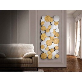 KOHROS Specchio decorativo a forma di diamante, grande specchio  rettangolare da parete per soggiorno, corridoio, camera da letto 89,9 x  59,9 cm : : Casa e cucina
