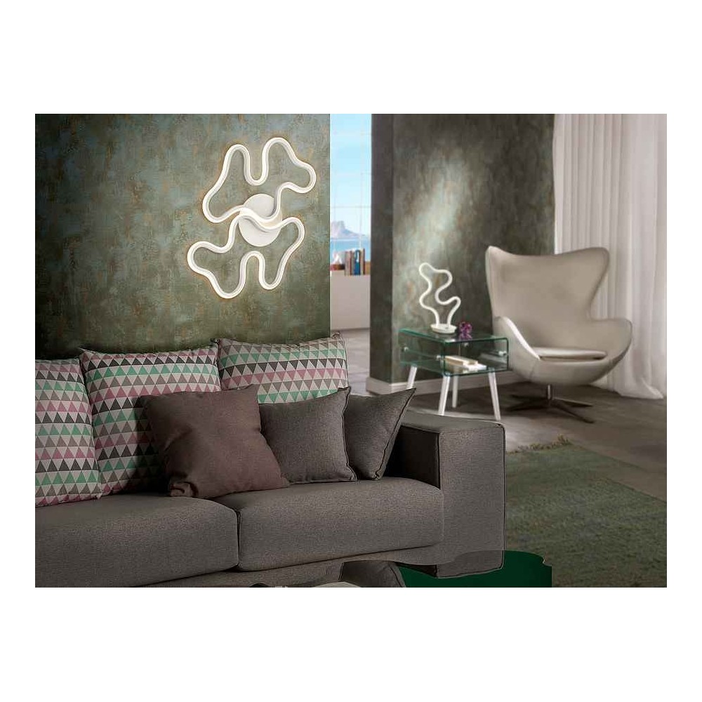 Panneau décoratif blanc modèle MAREA by Schuller