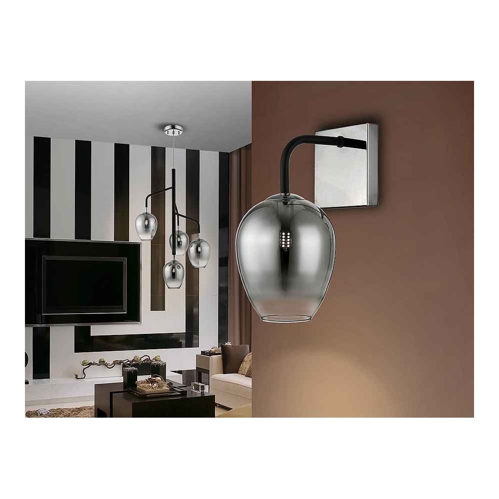 Mur noir et chrome IZAR de Schuller
