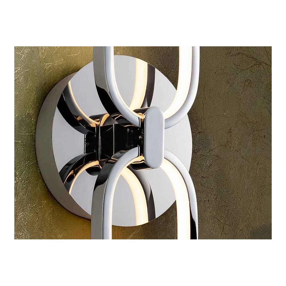 Aplique de pared cromo COLETTE LED de Schuller