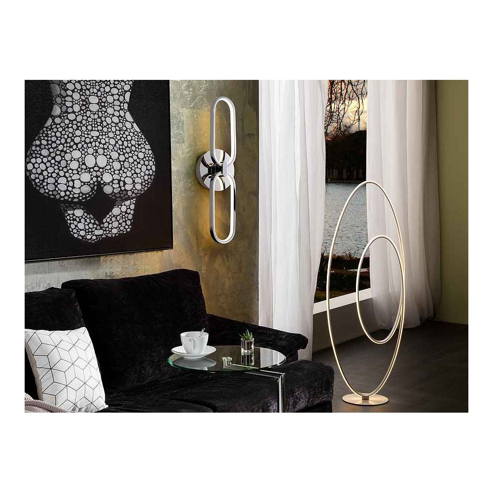 Aplique de pared cromo COLETTE LED de Schuller