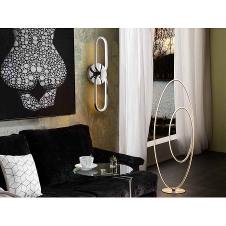 Schuller LED chrome wall attachment