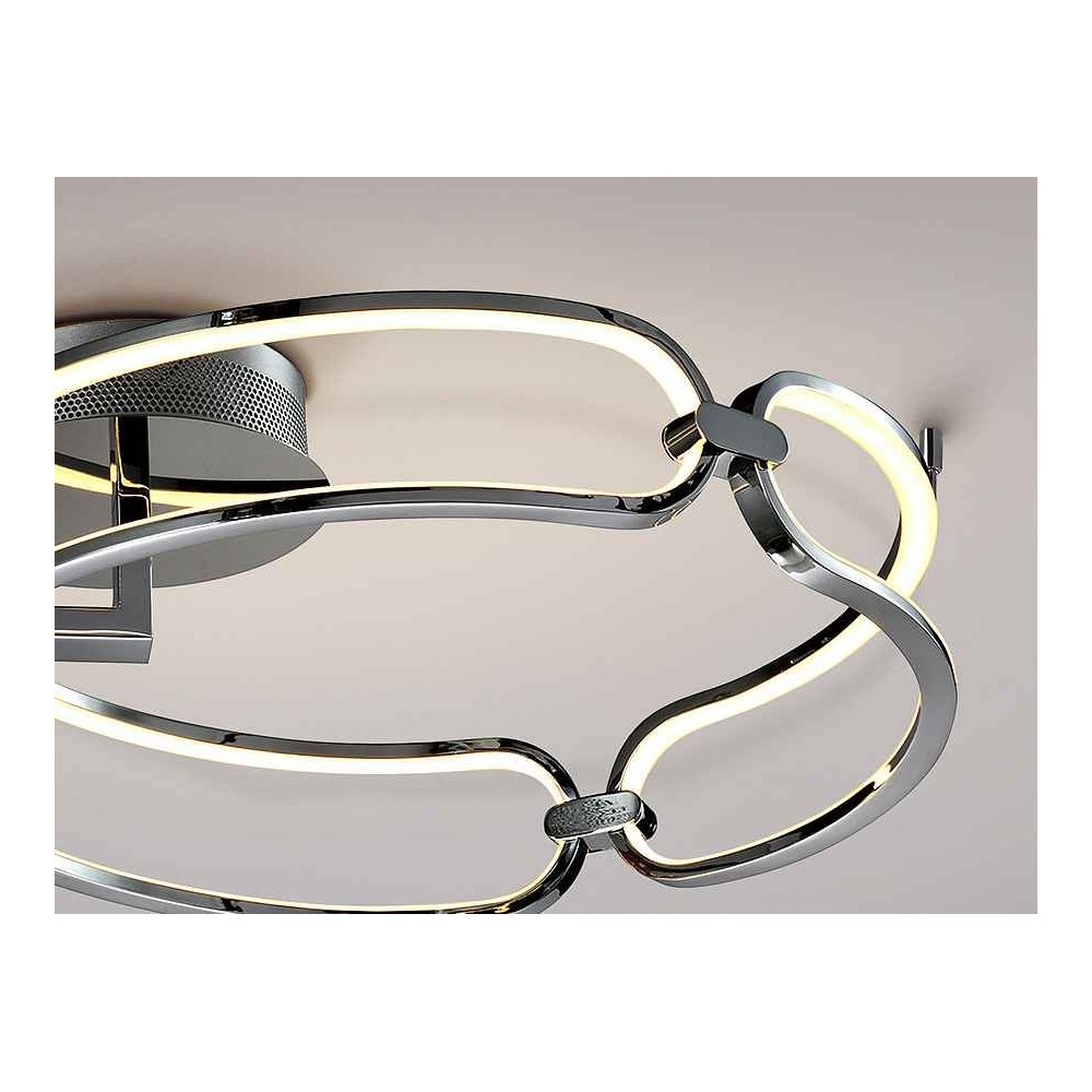 plafon led COLETTE finition chrome SCHULLER