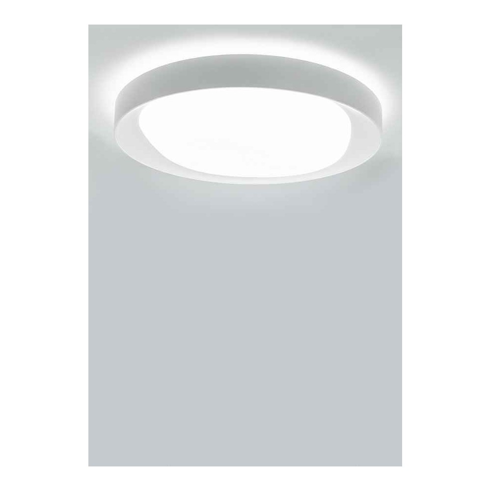 Plafon led dimable model BOX white finish with remote control MANTRA