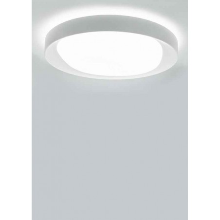 Plafon led dimable model BOX white finish with remote control MANTRA