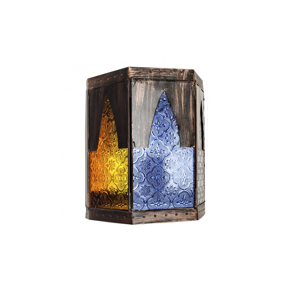 Meknes 1xe27 Marron/colors 21,5x18,5