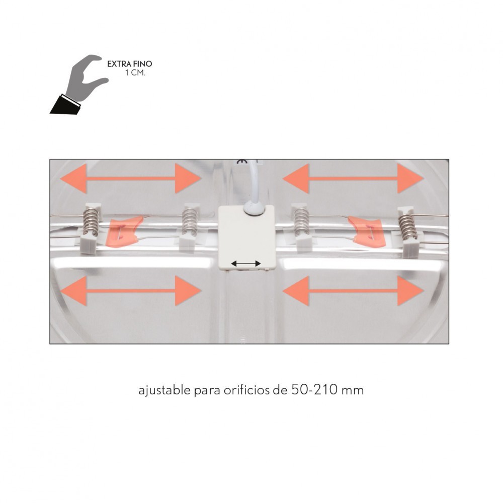 LED Fit Downlight Model Providence Chrome FABRILAMP