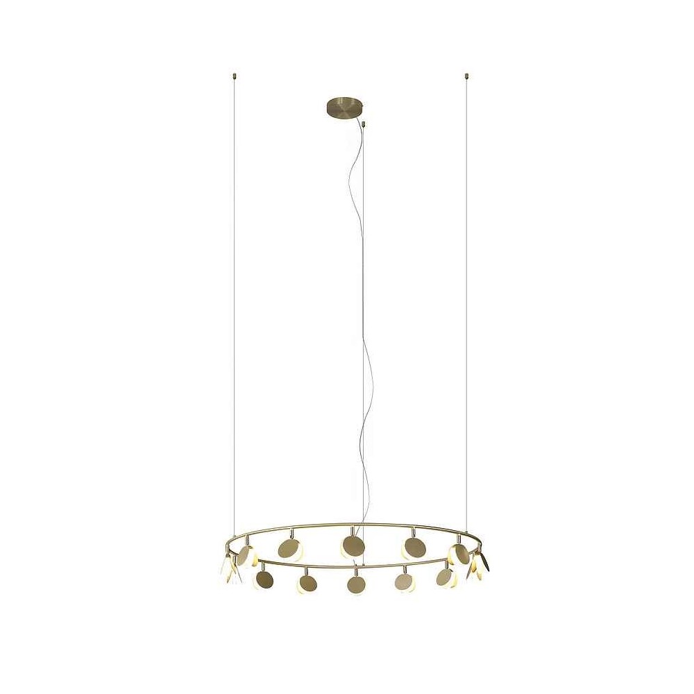 Large gold 14LED SHELL lamp MANTRA