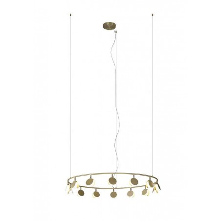 Large gold 14LED SHELL lamp MANTRA