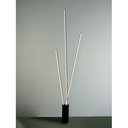 Lampara Pie De Salón LED Dimable VERTICAL negro, MANTRA