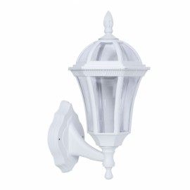 Applique d'extérieur Cumin 1xE27 en polycarbonate blanc IP44 41,1 x 17 x 6 x 23,8