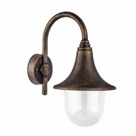 Extérieur Applicable Fer 1xe27 Old Gold Ip44policarbonate 40,8x21,7x32,6