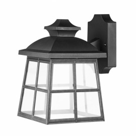 Outdoor Applicable Tamarindo 1xe27 Noir Ip44policarbonate 27,5x17x22,3