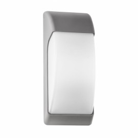 Extérieur Application Spelta 1xe27 Gris Ip65policarbonate 32x12,9x13