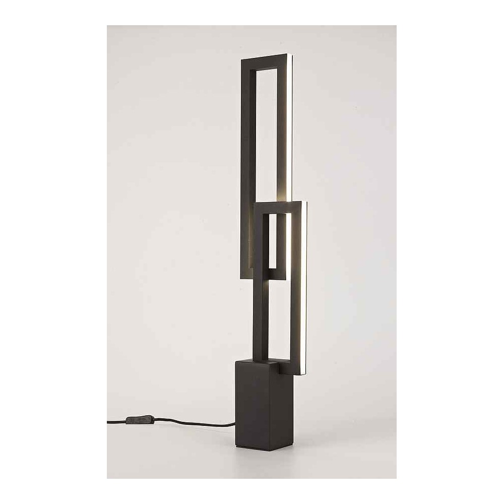 Lamp Overlay LED 18w black model MURAL MANTRA
