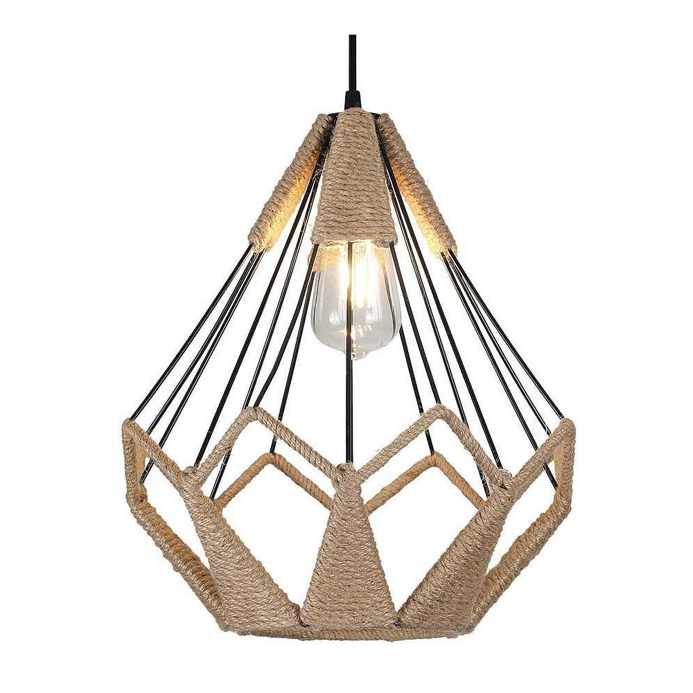 1-light E27 Pendant with Fabrilamp