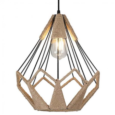 1-light E27 Pendant with Fabrilamp
