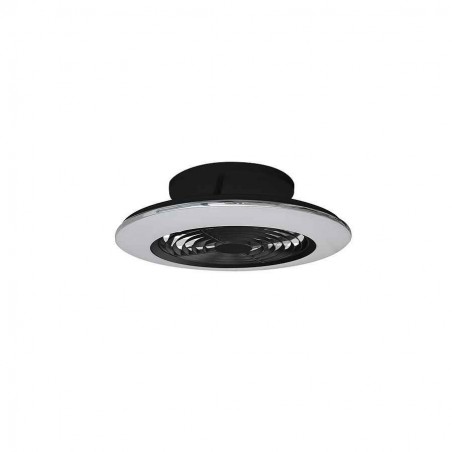 Ventilatore DC ALISIO MINI nero LED dimmabile