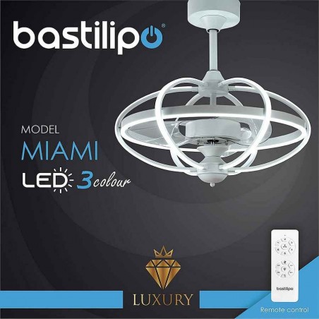 DC MIAMI white temporizer led 3 temperatures reverse function Bastilip