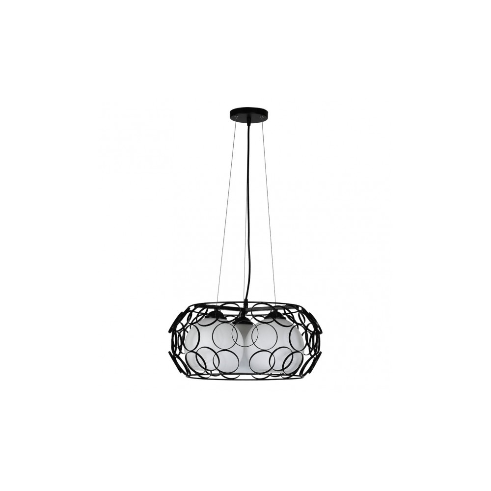 Pendentif Pèlerin 3xe27 Noir Regx45d