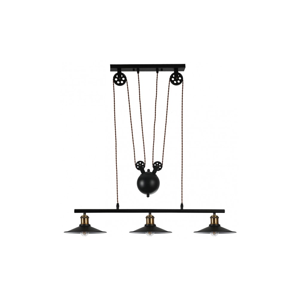 3xe27 Black Regx22x88 Cm