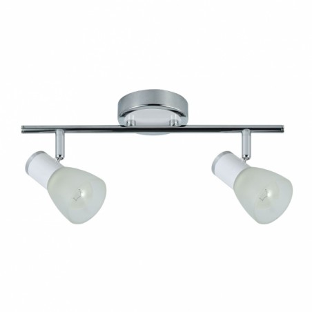 Cholo 2xe14 White/chrome 16x36,5x10 Cm