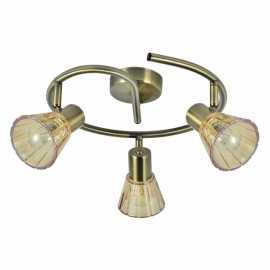 Plafon Cooper 3xe14 Cuir 16x32x32 Cm