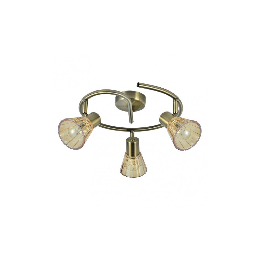 Plafon Cooper 3xe14 Cuir 16x32x32 Cm