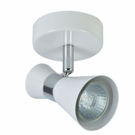 Foco Maximo 1xgu10 White/chrome 15x12x8,5 Cm