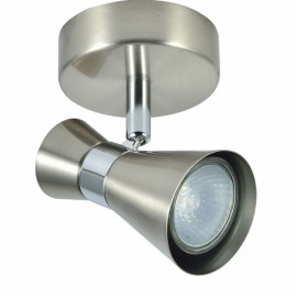 Foco Maximo 1xgu10 Niquel/cromo 15x12x8,5 Cm