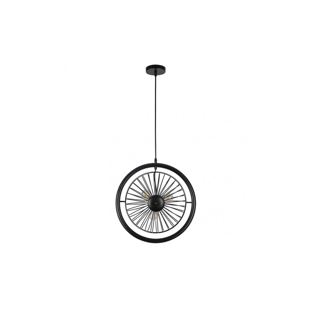 Ganga 3xe27 Black Regx39x39 Cm