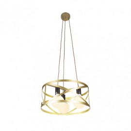 Ciondolo Circolare Melli 3xe27 Oro Regx45x45 Cm