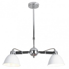 Lamp Buri 2xe27 White/chrome Regx52x15,5 Cm
