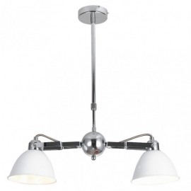 Lampe Buri 2xe27 Blanc/chrome Regx52x15,5 Cm