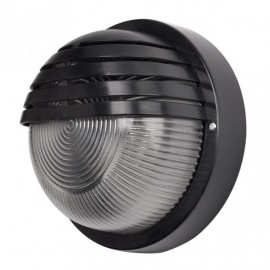 Canopus 1xe27 Polycarbonate Noir 9,5x18,5x18,5 Cm Ip44