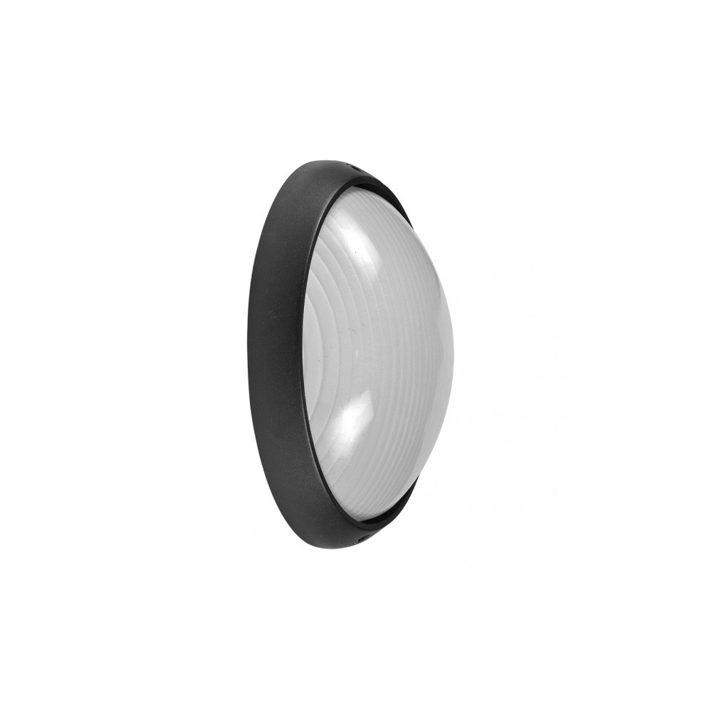 Appliquer Ext. Aluminium Vega Grande 1xe27 Noir 11x32x20.5 Cm Ip44