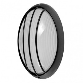 Ext.oval Aluminium Aquila Grand 1xe27 Neg 11x32x20,5 Cm Ip44