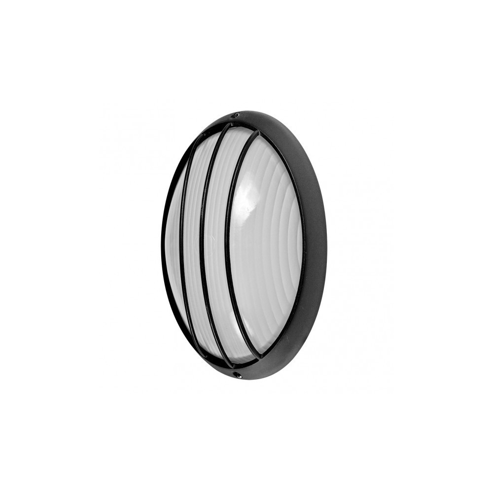 Ext.oval Aluminium Aquila Grand 1xe27 Neg 11x32x20,5 Cm Ip44