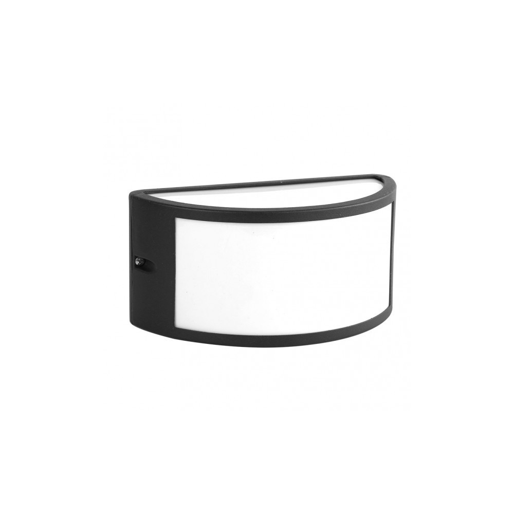 Extérieur Aluminium Ara 1xe27 Noir Ip44 13x25x12 Cm