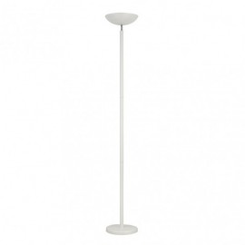 Pie de Salon Luyten 2xe27 Blanc Mate 180x27x27 Cm