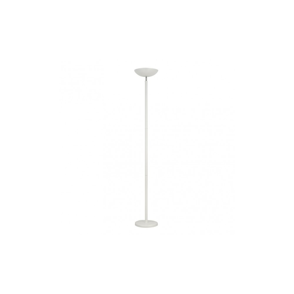 Pie de Salon Luyten 2xe27 Blanc Mate 180x27x27 Cm