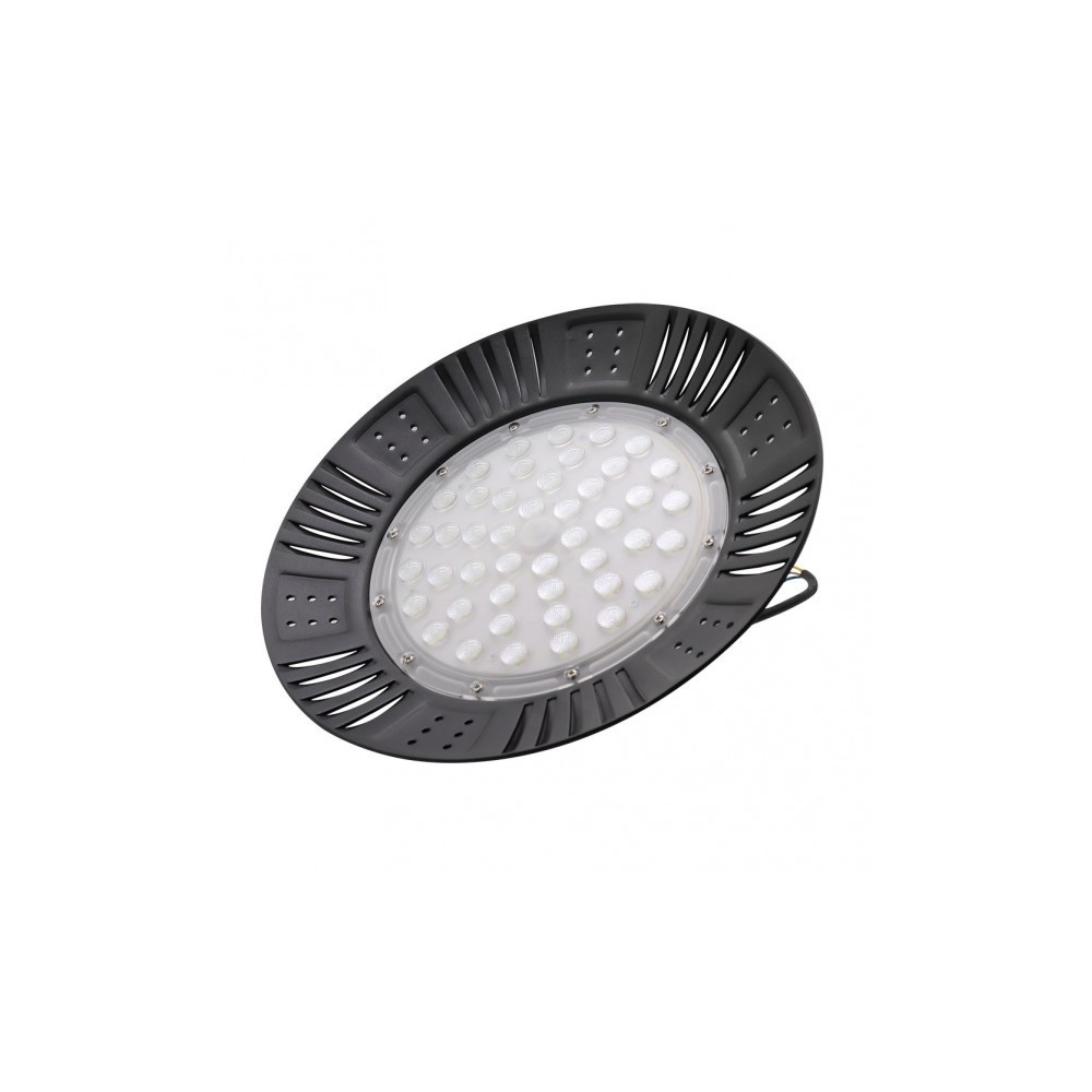 Campana Industrial Granito 100w 6500k Black Ip65 11000lm 11x30x30 Cm