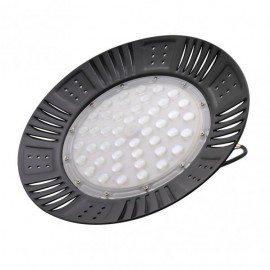 Campana Industrial Granito 200w 6500k Black Ip65 22000lm 11x40x40 Cm