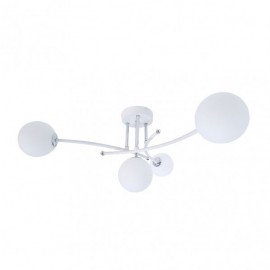 Lampe La Havane 4xg9 Blanc/chrome 59x59x25 Cm