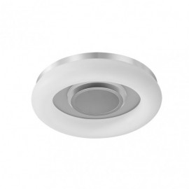 Plafon Paris 2l 48+16w 3000-4000-6500k Blanc/plata 5440lm 2 Encend.reg. Et mémoire 12x55d