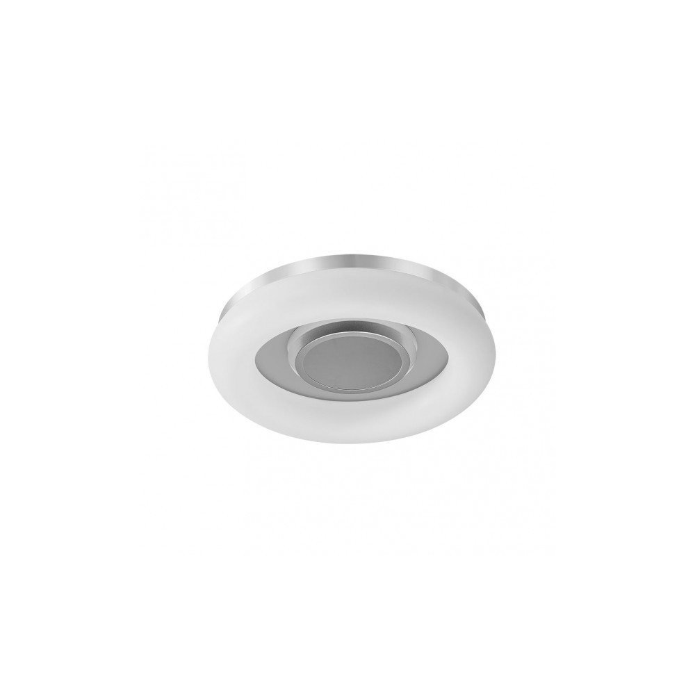 Plafon Paris 2l 48+16w 3000-4000-6500k Blanc/plata 5440lm 2 Encend.reg. And Memory 12x55d