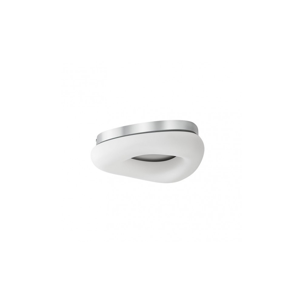Plafon Paris Pq 18w 3000-4000-6500k White/Silver 1530 Lm Regulable And Memory 9x34x27 Cm