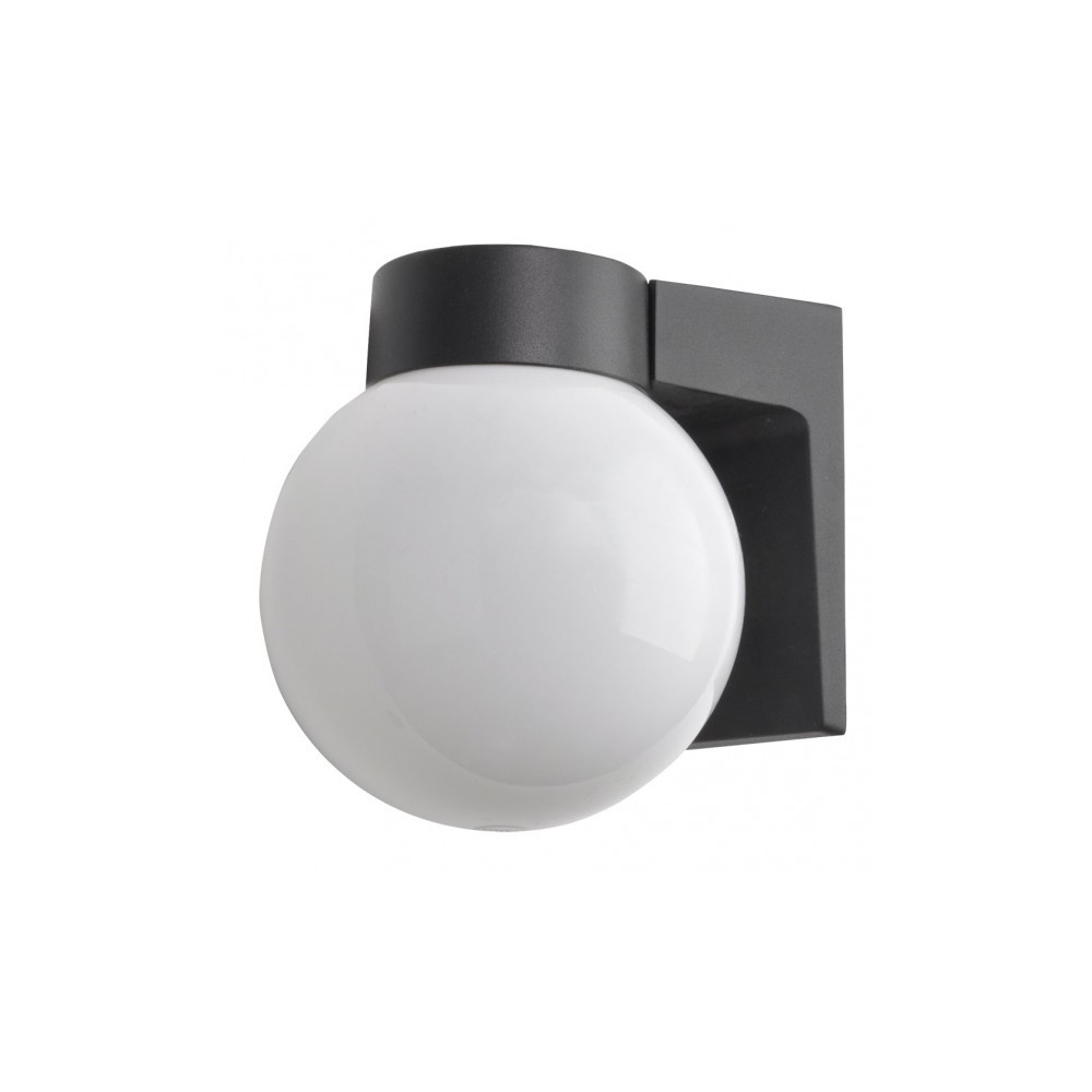 Extérieur Aluminium Procyon 1xe27 Noir 18x18x15 Cm Ip4