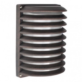 Appliquer Ext. Aluminium Achernar 1xe27 Marron Ip44 25,5x18x13 Cm