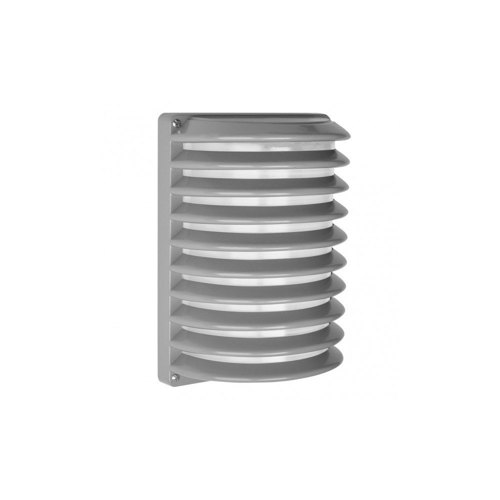 Applique Extérieure Aluminium Achernar 1xe27 Gris Ip44 25,5x18x13 Cm